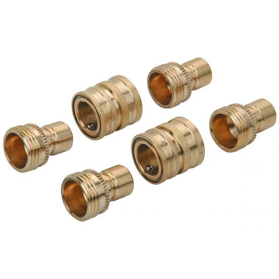 Garden hose 4pc connector set h20